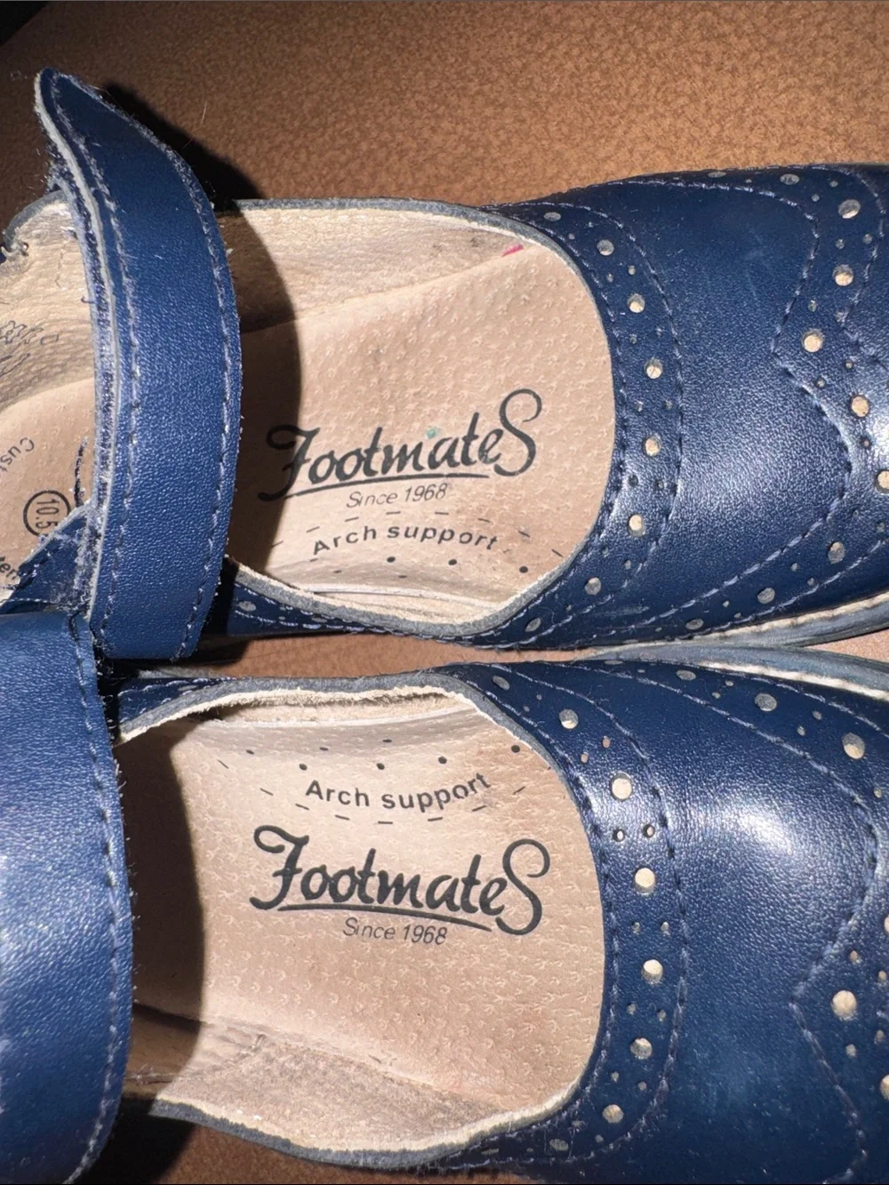 FootMates Navy Blue Girls' Mary Jane Dress Shoes